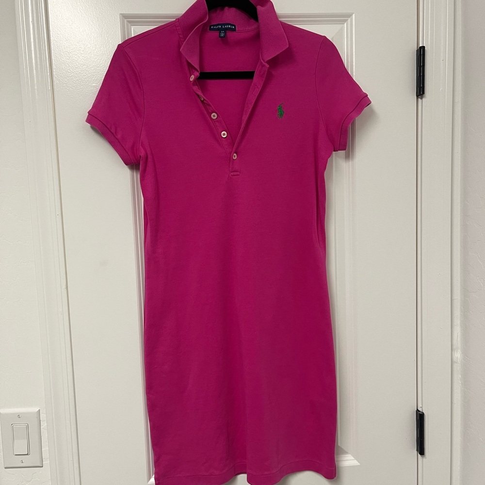 Ralph Lauren Fuchsia Polo Dress